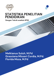 Book Cover: STATISTIKA PENELITIAN PENDIDIKAN Dengan Teknik Analisis SPSS